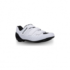 Buty na rower szosowy RoadRacing 500. Białe buty skate męskie B'TWIN, z poliamidu, rowerowe. Za 219,99 zł.