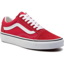 Tenisówki VANS - Old Skool VN0A4BV5JV61 Racing Red/True White. Czerwone trampki i tenisówki damskie Vans, bez wzorów, ze skóry, bez zapięcia. W wyprzedaży za 259,00 zł.