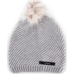 Czapki damskie: Czapka damska CALVIN KLEIN BLACK LABEL – Ck Twist Beanie K60K603740 012