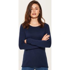 Gładki sweter - Granatowy. Niebieskie swetry klasyczne męskie marki House, l. Za 49,99 zł.