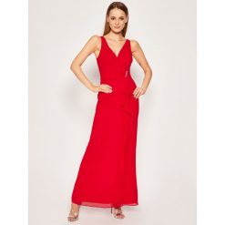 Sukienka wieczorowa Lauren Ralph Lauren Sp20 3E 253786020. Czerwone sukienki damskie Lauren Ralph Lauren, bez wzorów, wizytowe, bez kołnierzyka, bez rękawów. W wyprzedaży za 599,00 zł.