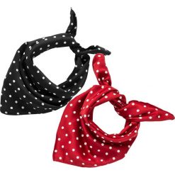 Chusty damskie: Chusta (2 szt. w kompl.) bonprix czerwono-czarno-biały