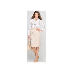 Bluzki damskie: BLUZKA Z CHOKEREM, BLU132 CZERWONE PARASOLKI