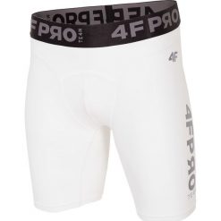 Bielizna baselayer 4FPro SPMF404 - biały allover. Biała spodnie męskie 4f, m, bez wzorów, z satyny. W wyprzedaży za 54,99 zł.