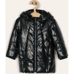 Mayoral - Kurtka dziecięca 80-98 cm. Niebieskie kurtki dziewczęce Mayoral, bez wzorów, z poliesteru, długie, z kapturem. W wyprzedaży za 119,90 zł.