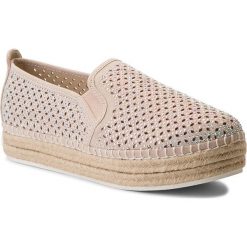 Espadryle STEVE MADDEN - Pero Espadrille 91001052-09093-01065 Rhinestone. Brązowe espadryle damskie marki Steve Madden, z materiału, na płaskiej podeszwie. W wyprzedaży za 289,00 zł.