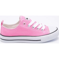 American Club - Tenisówki dziecięce. Różowe buty dziewczęce sportowe marki American CLUB, z materiału. Za 39,90 zł.