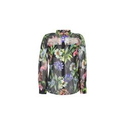 Koszule Guess CLOUIS. Czarne koszule damskie Guess, xs, z aplikacjami, bez kołnierzyka, bez rękawów. Za 279,20 zł.