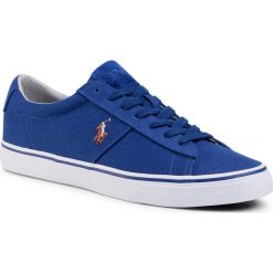 Tenisówki POLO RALPH LAUREN - Sayer 816799507002 Hr/Mpp. Niebieskie półbuty męskie Polo Ralph Lauren, bez wzorów, z zamszu, eleganckie, bez zapięcia. Za 339,00 zł.