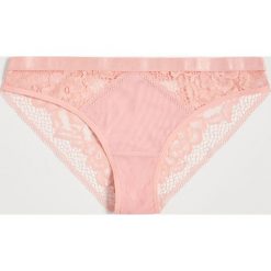 Majtki bikini z koronką - Pomarańczowy. Pomarańczowe majtki damskie Sinsay, s, z koronki. Za 9,99 zł.