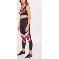 Tommy Hilfiger - Legginsy. Szare spodnie damskie TOMMY HILFIGER, s, z elastanu, z podwyższonym stanem. W wyprzedaży za 299,90 zł.