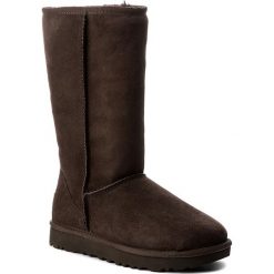 Buty UGG - W Classic Tall II 1016224 W Cho. Pomarańczowe kozaki damskie Ugg, na zimę, ze skóry, bez zapięcia. Za 1199,00 zł.