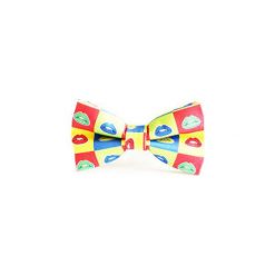 Mucha Pop Art. Muszki męskie Edyta kleist, w paski, z jeansu, eleganckie. Za 99,00 zł.