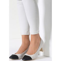 Buty ślubne damskie: Szare Czółenka Flaxseeds
