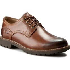 Półbuty CLARKS - Montacute Hall 203510857 Dark Tan Leather. Pomarańczowe półbuty męskie marki Clarks, na co dzień, ze skóry, na sznurówki. W wyprzedaży za 289,00 zł.