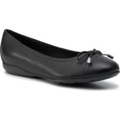 Baleriny GEOX - D Annytah D D927ND 00085 C9997 Black. Czarne baleriny damskie Geox, bez wzorów, ze skóry, bez obcasa. W wyprzedaży za 309,00 zł.