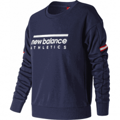 New Balance WT91551PGM. Niebieskie podkoszulki damskie marki New Balance, xs, bez wzorów, z bawełny, klasyczne, z klasycznym kołnierzykiem, bez rękawów. Za 199,99 zł.