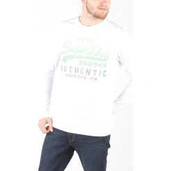 SuperDry Koszulka Biały. Białe podkoszulki męskie Superdry, xxl, z nadrukiem, z bawełny. Za 231,95 zł.