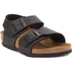 Sandały męskie skórzane: Sandały BIRKENSTOCK – New York Kids Bs 1005885 Black