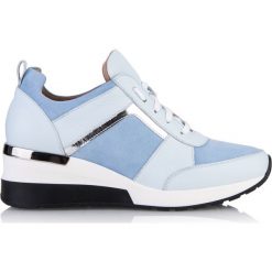Sneakersy niebiesko błękitne. Niebieskie sneakersy damskie Arturo Vicci. Za 319,00 zł.