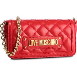 Torebka LOVE MOSCHINO - JC4201PP07KA0500 Rosso. Czerwone torebki klasyczne damskie Love Moschino, bez wzorów, ze skóry ekologicznej, wizytowe, bez dodatków. W wyprzedaży za 409,00 zł.