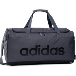 Torba adidas - Lin Duffle M FS6503 Gresix/Black. Szare torby podróżne Adidas, bez wzorów, z materiału. W wyprzedaży za 119,00 zł.