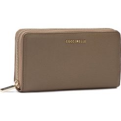 Portfele damskie: Duży Portfel Damski COCCINELLE – AW5 Metallic Soft E2 AW5 11 64 01 Taupe 175