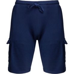 Szorty NORTH SAILS Granatowy. Niebieskie spodenki sportowe męskie marki North Sails, z aplikacjami, z bawełny, sportowe. Za 280,00 zł.