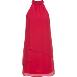 Sukienka bonprix czerwony. Czerwone sukienki damskie bonprix, bez wzorów, ze stójką, bez rękawów. Za 109,99 zł.