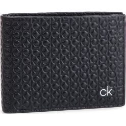 Duży Portfel Męski CALVIN KLEIN - Ck Allover 5Cc Coin K50K504590 001. Czarne portfele męskie marki Calvin Klein, ze skóry. Za 299,00 zł.