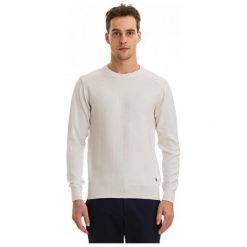 Galvanni Sweter Męski Truiden Xl Kremowy. Białe swetry męskie GALVANNI, xl, bez wzorów, z wełny, eleganckie, bez kołnierzyka, bez kaptura. W wyprzedaży za 175,00 zł.