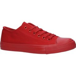 Czerwone trampki sznurowane Casu MC1-A5. Czerwone trampki męskie Casu, bez wzorów, na sznurówki. Za 49,99 zł.