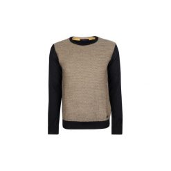 Swetry Trussardi 52M00027 / Round Neck Jacquard. Czarne swetry męskie Trussardi, xl, bez wzorów, bez kołnierzyka, bez kaptura. Za 299,00 zł.