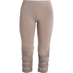 Legginsy: Cream AGNES Legginsy mole sand