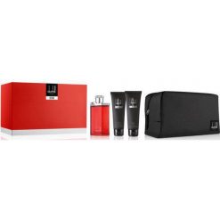 Kosmetyczki męskie: Dunhill Desire Zestaw dla mężczyzn EDT 100ml + Żel pod prysznic 90ml + Balsam po goleniu 90ml + Kosmetyczka