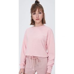 Bluza ze ściągaczem - Różowy. Różowe bluzy damskie Sinsay, s, bez wzorów, bez rękawów, bez kaptura. Za 39,99 zł.