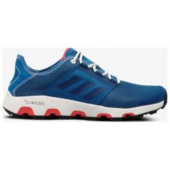Adidas Terrex Cc Voyager buty męskie, granatowy, rozmiar 46 2/3. Niebieskie buty trekkingowe męskie Adidas, z zamszu, bez zapięcia, outdoorowe, adidas terrex, climacool (adidas). W wyprzedaży za 237,99 zł.