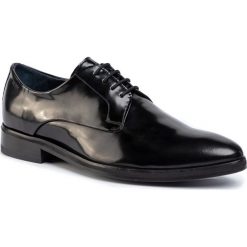 Półbuty JOOP! - Serafino 4140004412 Black 900. Czarne buty wizytowe męskie JOOP!, ze skóry, bez zapięcia. Za 899,00 zł.