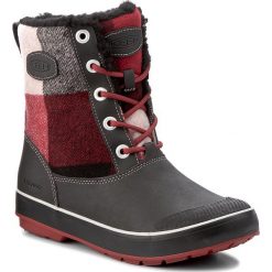 Buty zimowe damskie: Śniegowce KEEN – Elsa Boot Wp 1017956 Black/Red Dalhia