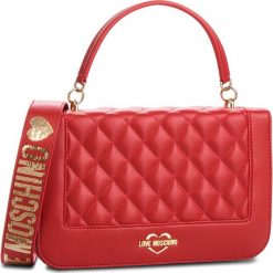 Torebka LOVE MOSCHINO - JC4211PP06KA000B Rosso. Czerwone torebki klasyczne damskie marki Love Moschino, ze skóry ekologicznej, bez dodatków. Za 919,00 zł.