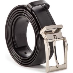 Pasek Męski VALENTINI - 256-301 Black. Czarne paski męskie Valentini, w paski, ze skóry. Za 62,00 zł.
