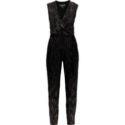 Kombinezony damskie: Dorothy Perkins WATERFALL V JUMPSUIT Kombinezon black