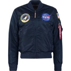 Kurtki męskie bomber: Alpha Industries NASA Kurtka Bomber replica blue
