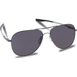 Okulary przeciwsłoneczne OAKLEY - Elmont (Large) OO4119-1460 Gunmetal/Prizm Grey. Szare okulary przeciwsłoneczne damskie aviatory Oakley, z tworzywa sztucznego. W wyprzedaży za 549,00 zł.