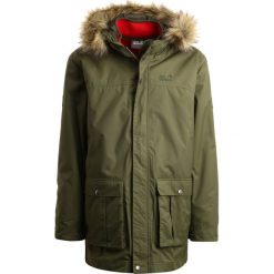 Jack Wolfskin ELK ISLAND 2IN1 Parka woodland green. Zielone kurtki dziewczęce Jack Wolfskin, z materiału. W wyprzedaży za 230,65 zł.