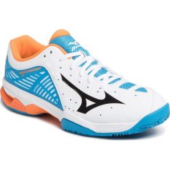 Buty MIZUNO - Wave Exceed 2 Cc 61GC182227 Biały Kolorowy. Białe buty sportowe męskie Mizuno, ze skóry ekologicznej, bez zapięcia, tenisowe, mizuno wave. W wyprzedaży za 399,00 zł.