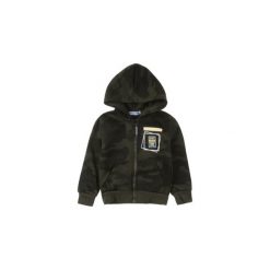 Bluza rozpinana chłopięca ocieplana, Z KIESZENIAMI, moro. Czarne bluzy chłopięce rozpinane TXM, moro. Za 39,99 zł.