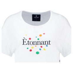 T-shirty damskie: Saint Noir ETONNANT Tshirt z nadrukiem white