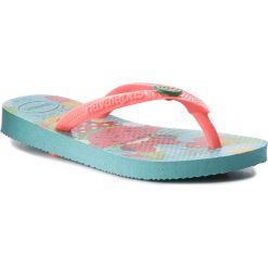Japonki HAVAIANAS - K Disney Cool Cf 41302870274 Ice Blue/Coralnew. Różowe sandały dziewczęce Havaianas, z tworzywa sztucznego, bez zapięcia. W wyprzedaży za 79,00 zł.