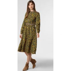 Scotch & Soda - Sukienka damska, złoty. Żółte sukienki damskie Scotch & Soda, l, z nadrukiem, retro, bez kołnierzyka, bez rękawów, midi. Za 549,95 zł.